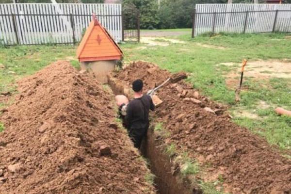 Копка траншеи вручную цена под ключ